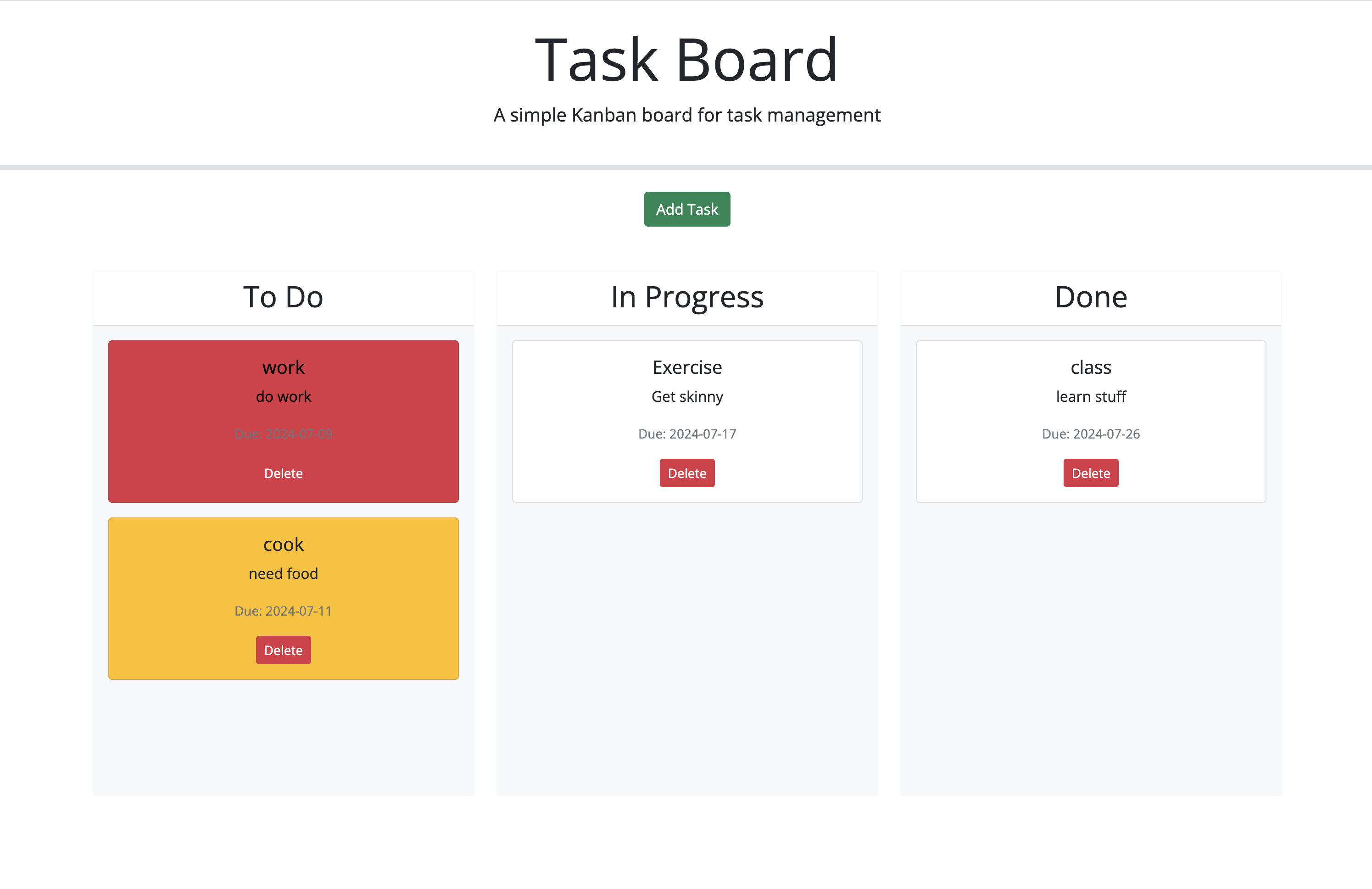 Task Board